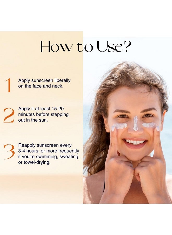 NOURISH MANTRA Ray Rescue Sunscreen/Sunscreen Spf 50 For All Skin Types/Formulated With Hyaluronic Acid,Aquaxyl,Aloe Vera&Ashwagandha Extracts/No White Cast/For Both Men&Women/30Ml,1 Count - Image 5