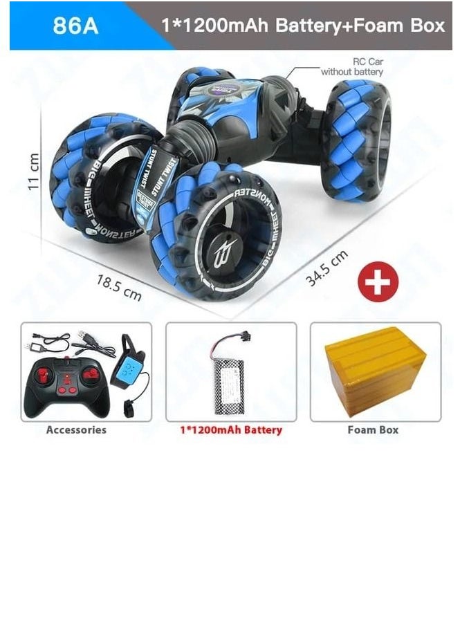 null - Remote Control Car Toy Equipped with Wheels That can Drift and a Remote Control Watch or a Regular Remote Control, in Addition to Containing Music and Lighting - Image 1