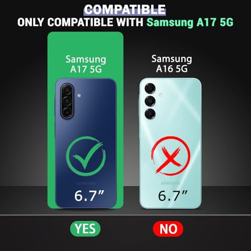 KC Back Cover for Samsung Galaxy A17 5G - New Curly Wave Frame Shape Shockproof Bumper Soft Silicone Case with Camera Protection (White) - Image 2
