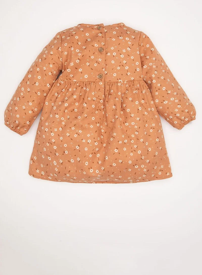 DeFacto Floral Smocked Dress