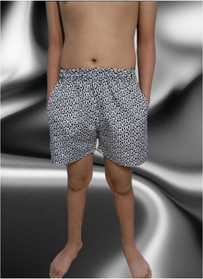 HUGO BOSS - Hugo Boss Print Swim Shorts For Men - SIZE  - L - Image 1