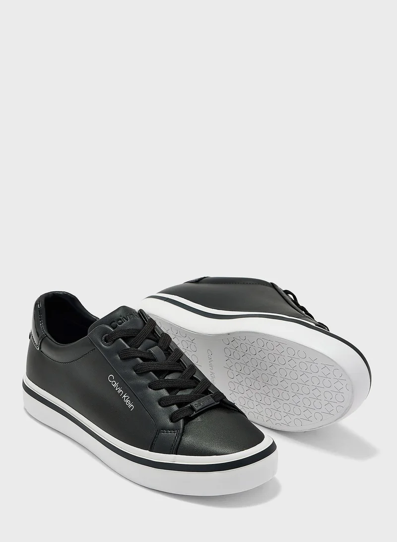 CALVIN KLEIN Vulcanised Lace Up Sneakers