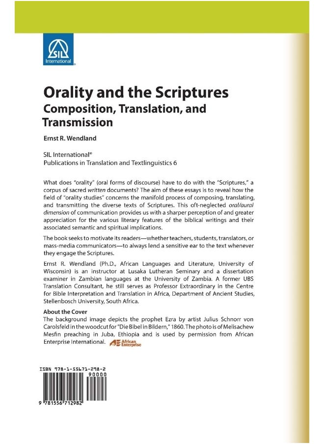 Orality and the Scriptures: Composition, Translation, and Transmission  - Image 2