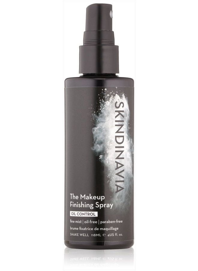 SKINDINAVIA - Skindinavia The Makeup Finishing Spray Oil Control, For Oily Skin, Long-Lasting Up to 16+ Hours, Heat-Resistant & Waterproof, Fine Mist Finishing Spray for Makeup (4 Oz) - Image 1