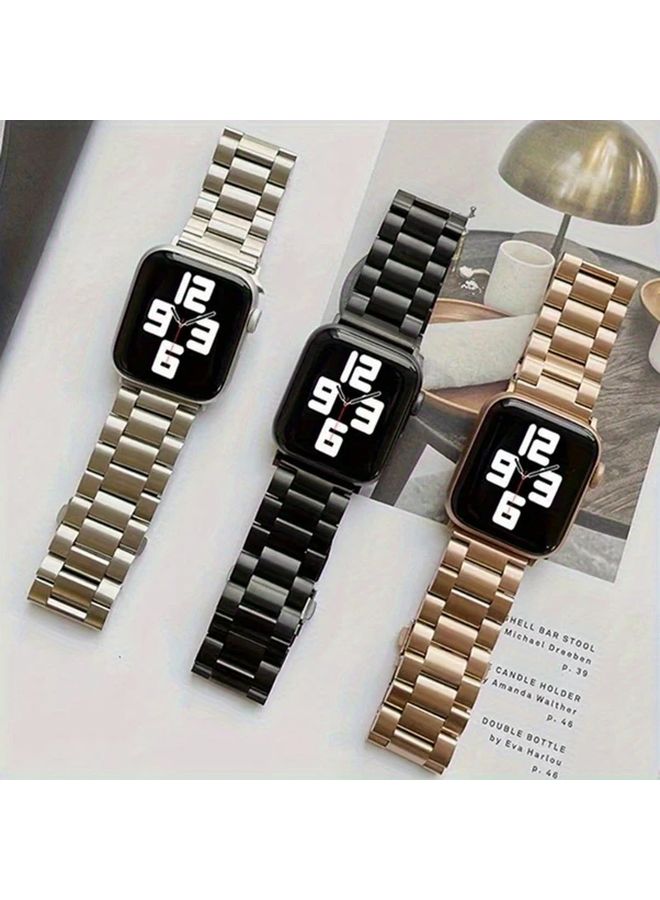 Stainless Steel Strap for 38 40 41 42mm Watch in Silvery - Image 1