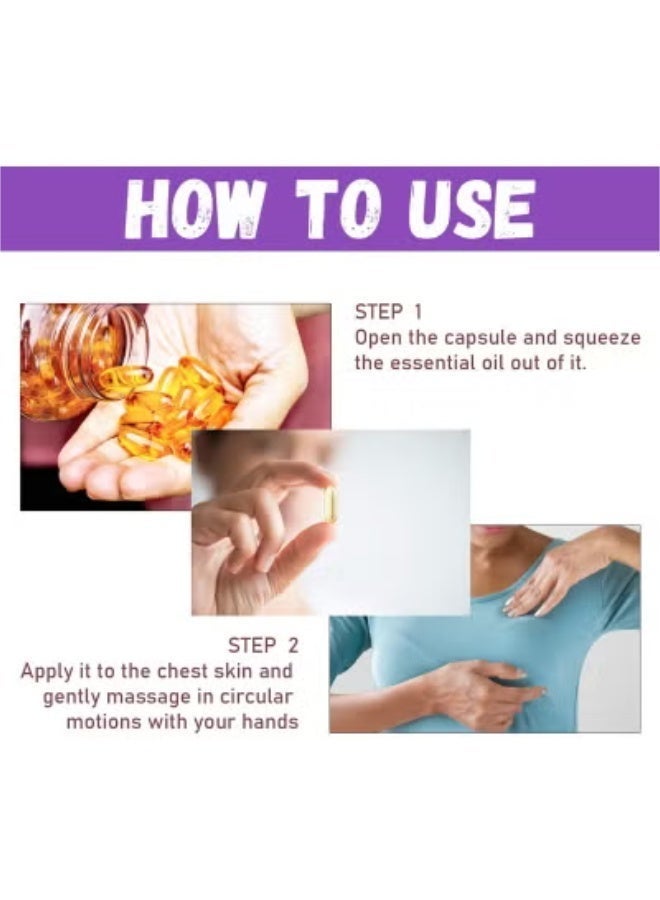 EELHOE Bust Enhancement Capsules - Firming and Nourishing Breast Care Capsules - Image 4