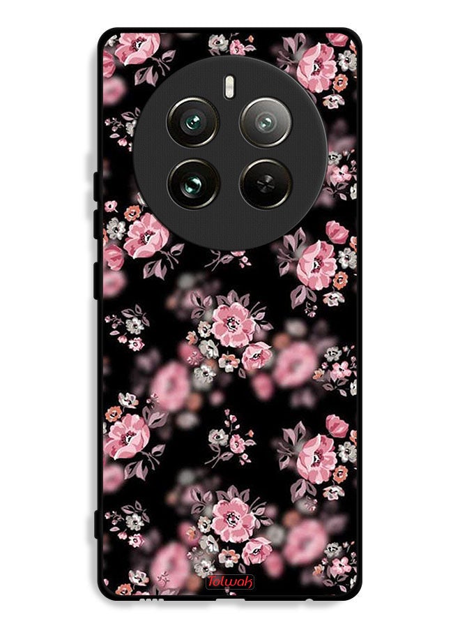Tolwak Realme 12 Pro Plus 5G Protective Case Cover Portrait Flowers Pattern - Image 1