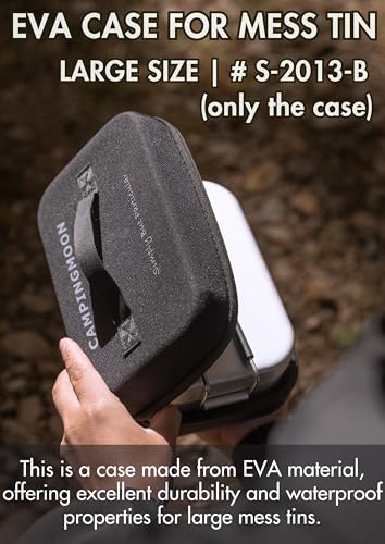 camping moon EVA Case for Large Mess Tin 89 x 61 x 33 inches Black S2013B - Image 3