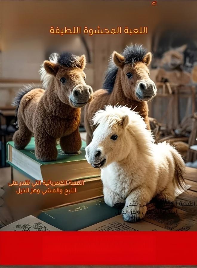 لعبة حصان قطيفة صغير ساحر - Image 3