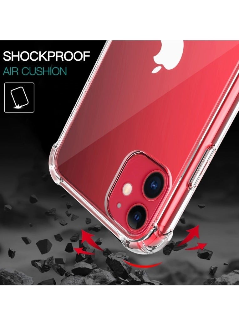 ليدين جراب شفاف لهاتف iPhone 11 جراب خلفي مرن ناعم من السيليكون مقاوم للصدمات ومضاد للخدش مع زاوية معززة ومتوافق مع iPhone 11 شفاف - Image 2