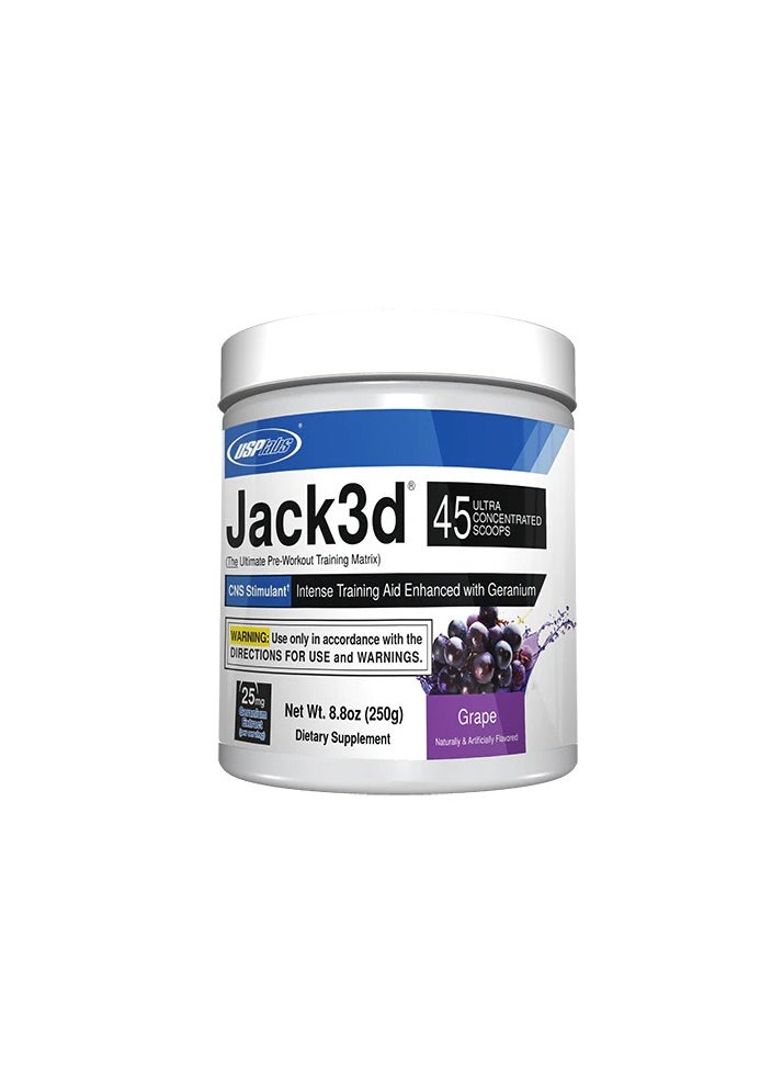 USPLABS Jack3d The Ultimate Preworkout Training Matrix Grape 250g - pzsku/Z2C0F912B6ECD30C692E4Z/45/_/1737204131/0ee78435-b164-40b5-98b7-652a26026621