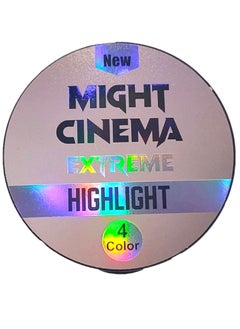 Might Cinema Might Cinema Highlighter Palette – 4 Shades: Silver, Gold, Copper, Rose  - Image 4