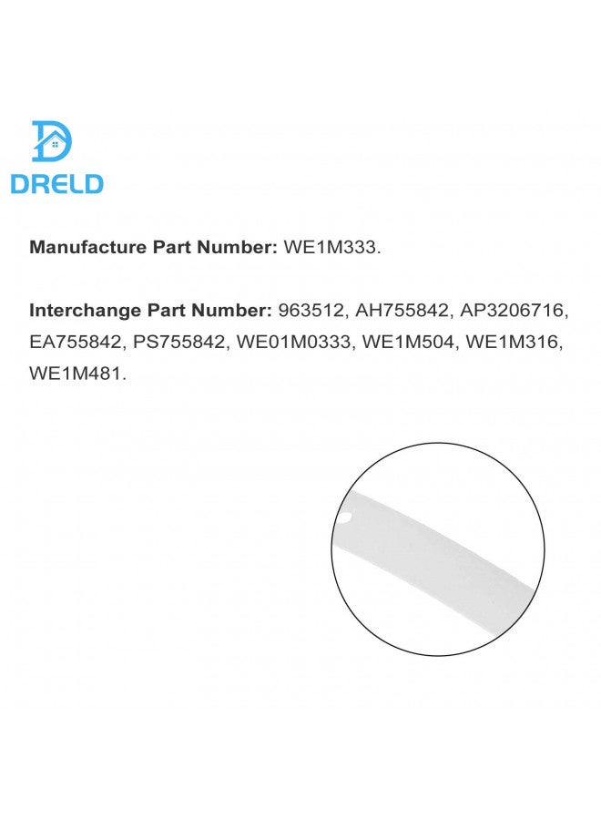 DRELD WE1M333 WE1M1067 Dryer Drum Bearing Slide Glide kit, Replace WE1M333 AP3206716 WE1M481 WE1M316 AP5668531 WE1M507, Replacement for GE, Kenmore, Hotpoint, Sears, RCA (Pack of 4)  - Image 3