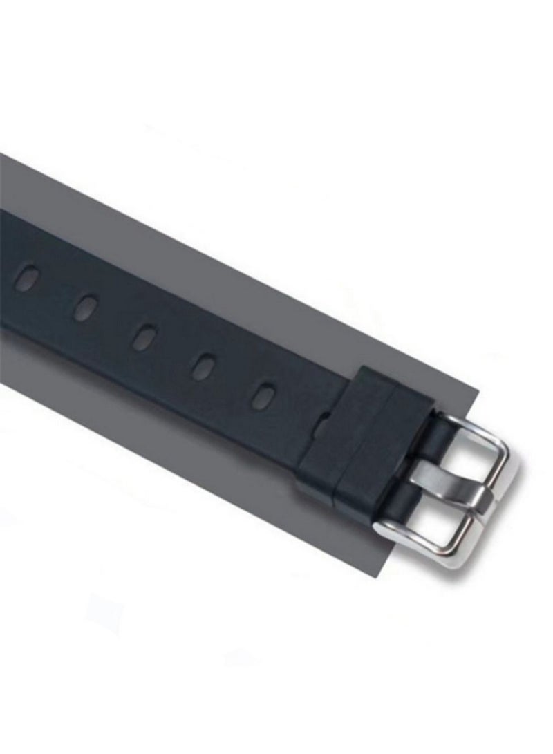 Anti Lost AirTag Dog Collar with Keychain and Silicone Holder for Cat  Adjustable Pet Case Key Ring Compatible with Apple AirTag Accessories  Black - Image 3