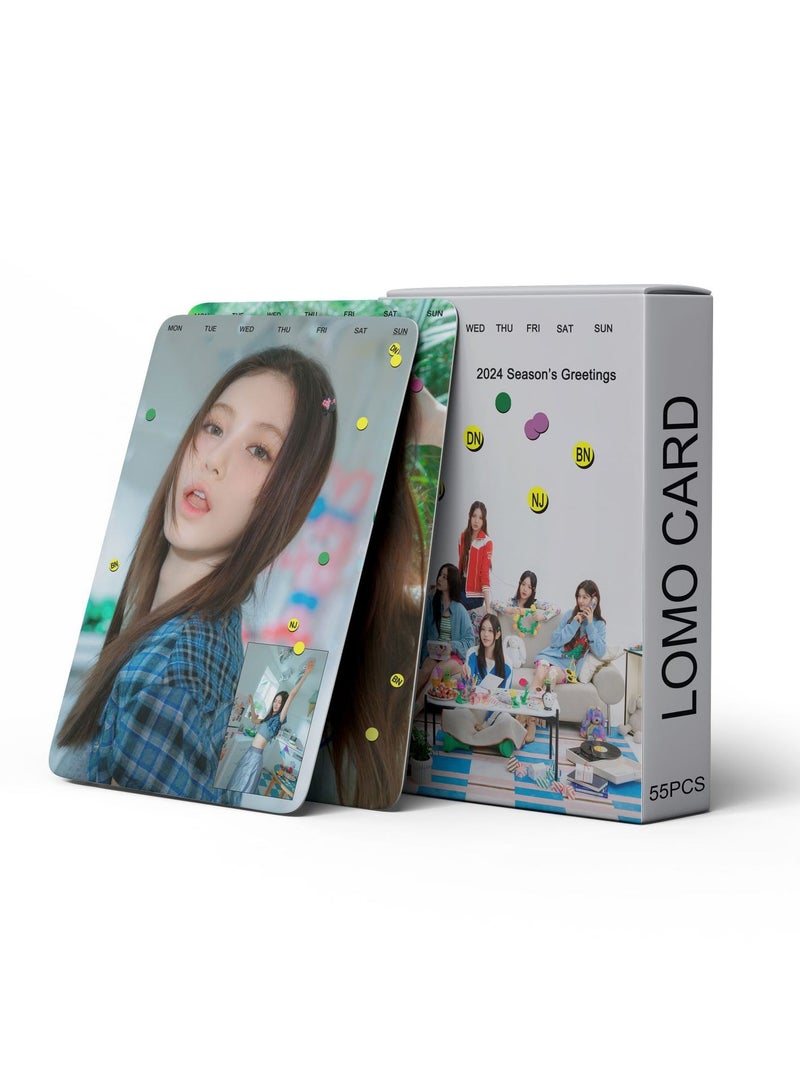 NewJeans 55PCS New Album NJ 2024 SEASON'S GREETINGS Mini Lomo Star Card - Image 3
