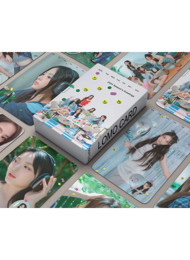 NewJeans 55PCS New Album NJ 2024 SEASON'S GREETINGS Mini Lomo Star Card - Image 1