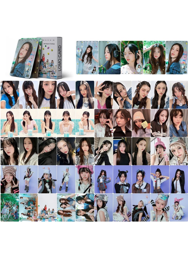 NewJeans 55PCS New Album NJ 2024 SEASON'S GREETINGS Mini Lomo Star Card - Image 2