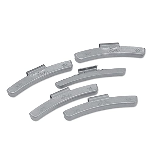 CKAuto MC-Series Zinc Clip on Wheel Weights, 1.75oz, Coated, 25 Pcs/Box - Image 5