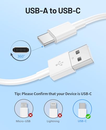 Hcoob Extra Long USB C Cable Fast Charging 15FT, Long USB A to USB C Cable for Apple iPhone 17 16 15 Charger Cord 5m,Type C Cable C Charger for iPhone 17 16 15 Pro Max/16 15 Plus/iPad Pro/Google-2Pack - Image 4