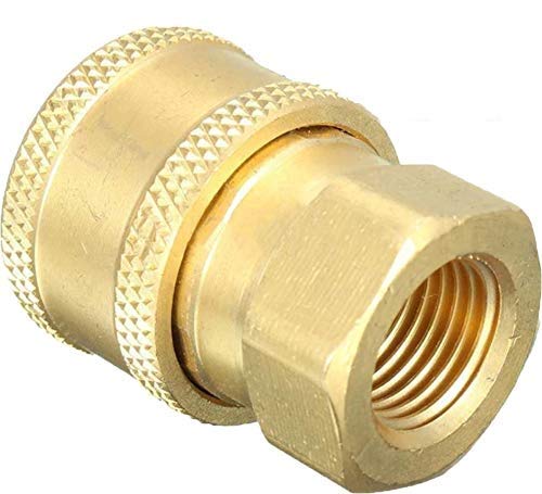 Aimex Pressure Washer Coupler, Quick Connector Fittings 1/4 Inch Quick Coupler Female Socket - Image 2