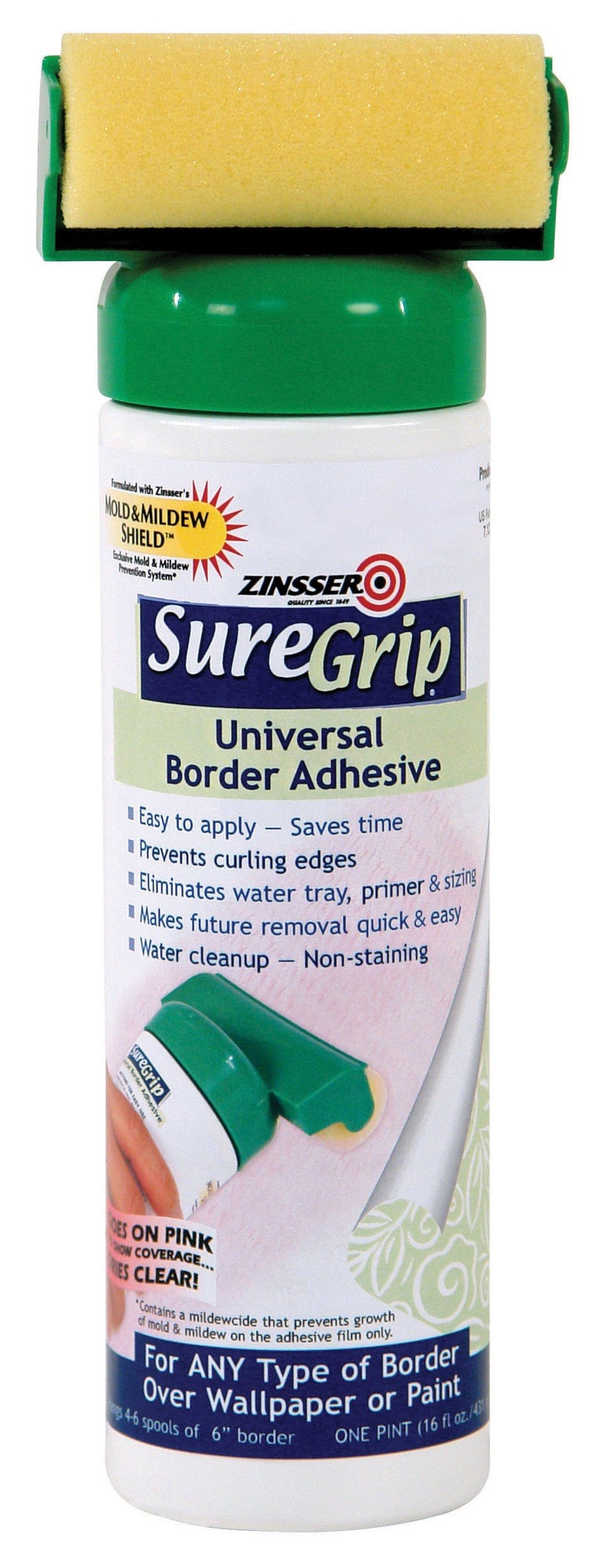 Zinsser زنسير شورت غريب لاصق حدود عالمي زجاجة، 16 أونصة - Image 4