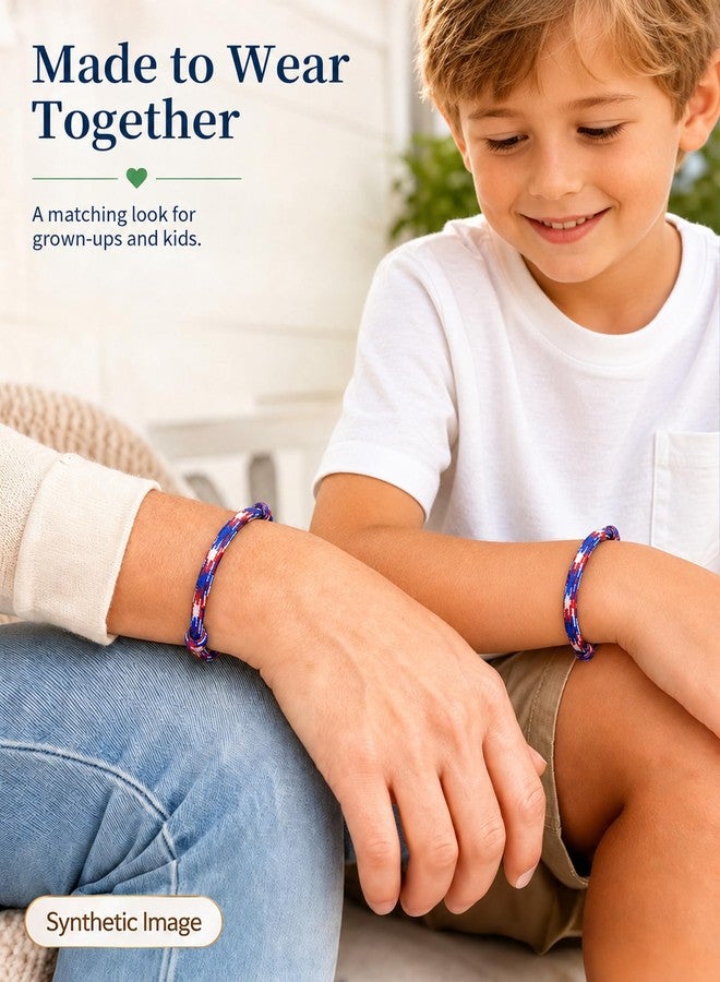 UVGVA First Day of New Journey Bracelet (REDBLUE) - Image 4
