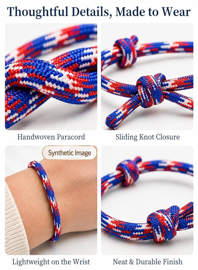 UVGVA First Day of New Journey Bracelet (REDBLUE) - Image 5