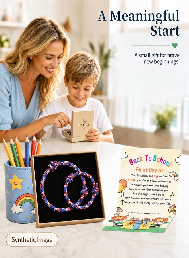 UVGVA First Day of New Journey Bracelet (REDBLUE) - Image 3