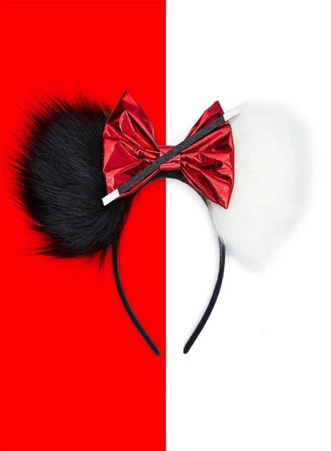BPNHNA Halloween Mouse Ears Headband Pumpkin Spider Bat Witch Hairband Sequin Bow Hair Hoop Headpiece for Cosplay Party - Image 2