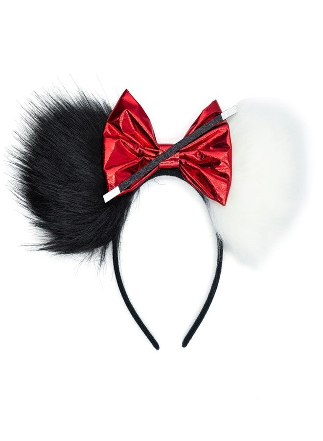 BPNHNA Halloween Mouse Ears Headband Pumpkin Spider Bat Witch Hairband Sequin Bow Hair Hoop Headpiece for Cosplay Party - Image 1