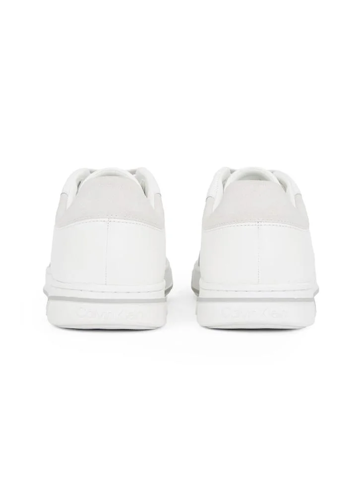 CALVIN KLEIN LOW LACE UP LEATHER TRAINERS