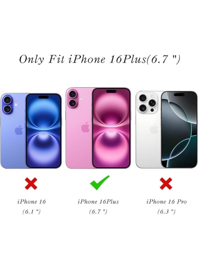 TA Compatible with iPhone 16 Plus Case,Cute Aesthetic Bling Glitter Thin Slim Shockproof Soft TPU Sparkly Shiny Girly Cover for Women Girl for iPhone 16 Plus Case 6.7 inch-White - Image 2