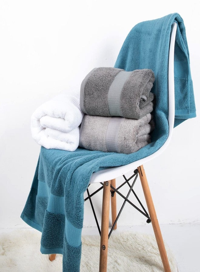 CANFOISON Extra Large Bath Sheet Towel for Body, Sensitive Skin, Adult Kids Baby Luxury Hotel, Gym Spa Super Soft Highly Absorbent Oversized Bath Sheet Towels 35" x 70" 1 Pack Light Gray - Image 5