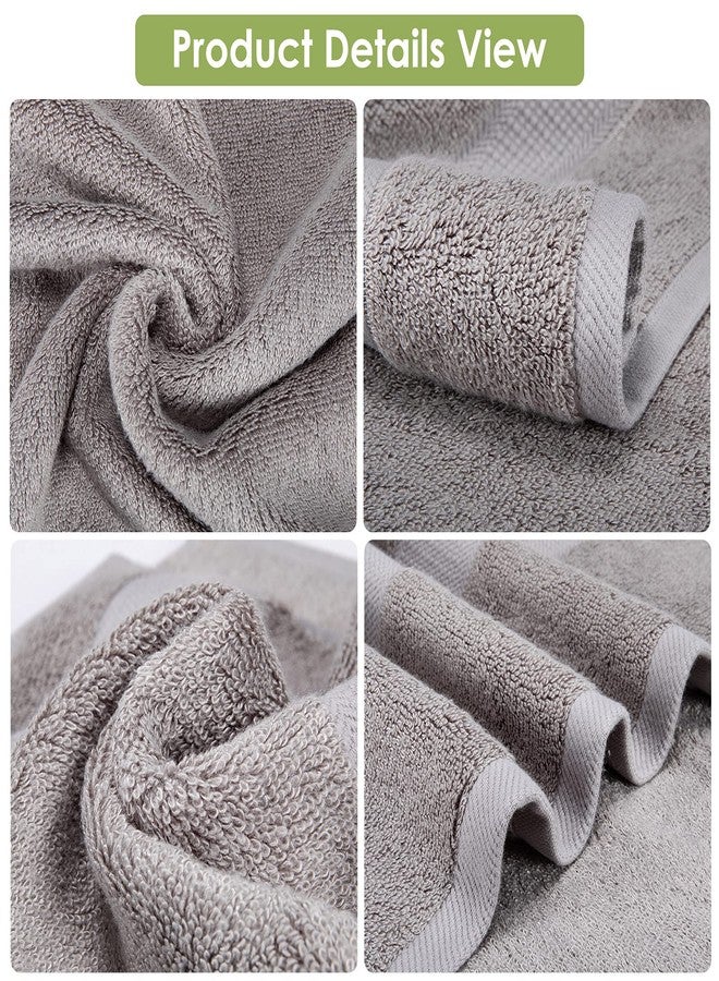 CANFOISON Extra Large Bath Sheet Towel for Body, Sensitive Skin, Adult Kids Baby Luxury Hotel, Gym Spa Super Soft Highly Absorbent Oversized Bath Sheet Towels 35" x 70" 1 Pack Light Gray - Image 3