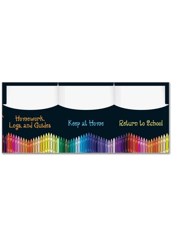 Really Good Stuff - Homework Trifold 3Pocket Folders 12 Folders - Image 1