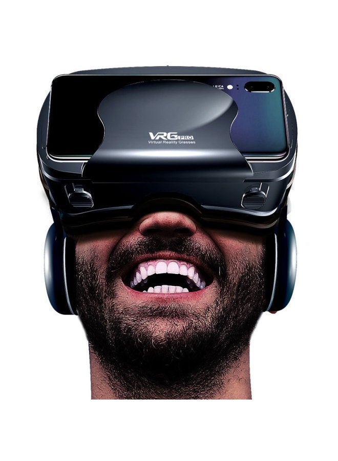 نظارات الواقع الافتراضي VRGPro للحماية من الضوء الأزرق، سماعة أذن كبيرة للهاتف المحمول، خوذة الواقع الافتراضي ثلاثية الأبعاد، سماعة رأس لحماية العين - اللون: سماعة رأس كبيرة، إصدار بلو راي (الإنجليزية)، جهاز تحكم عن بعد صغير 032 - Image 5