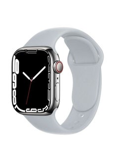 Apple Watch Band 45mm Soft Silicone Sport Band Replacement Wrist Strap Compatible for iWatch Apple Watch Series 7 Nike+,Sport,Edition
