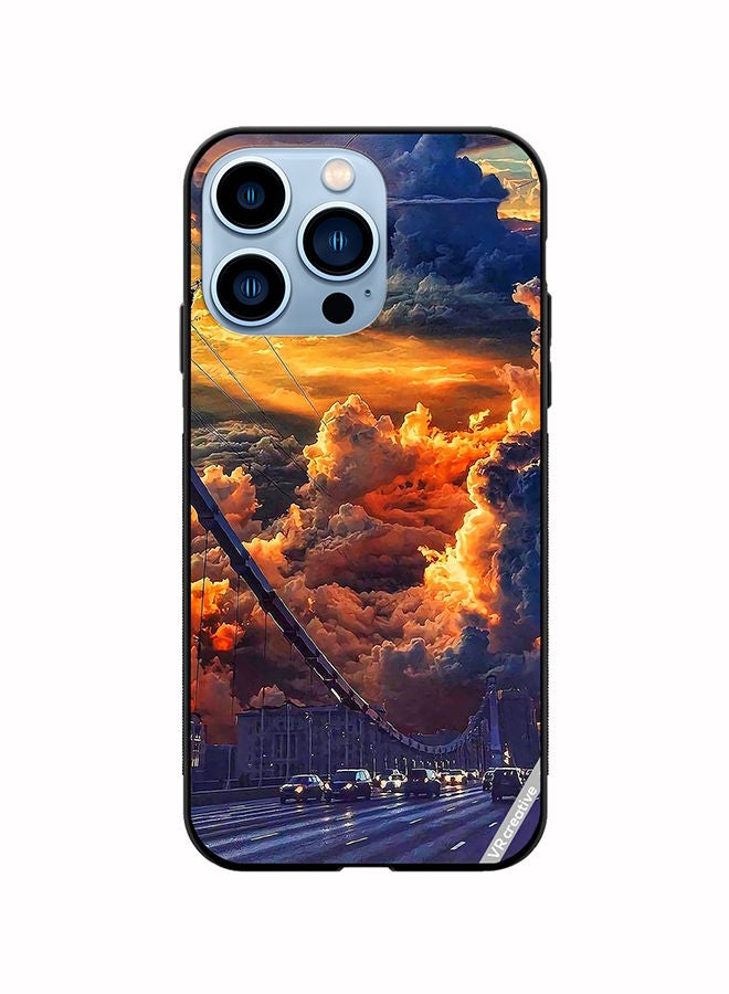 VR CREATIVE Protective Case Cover For Apple iPhone 14 Pro Nature Scenery Design Multicolour - Image 1