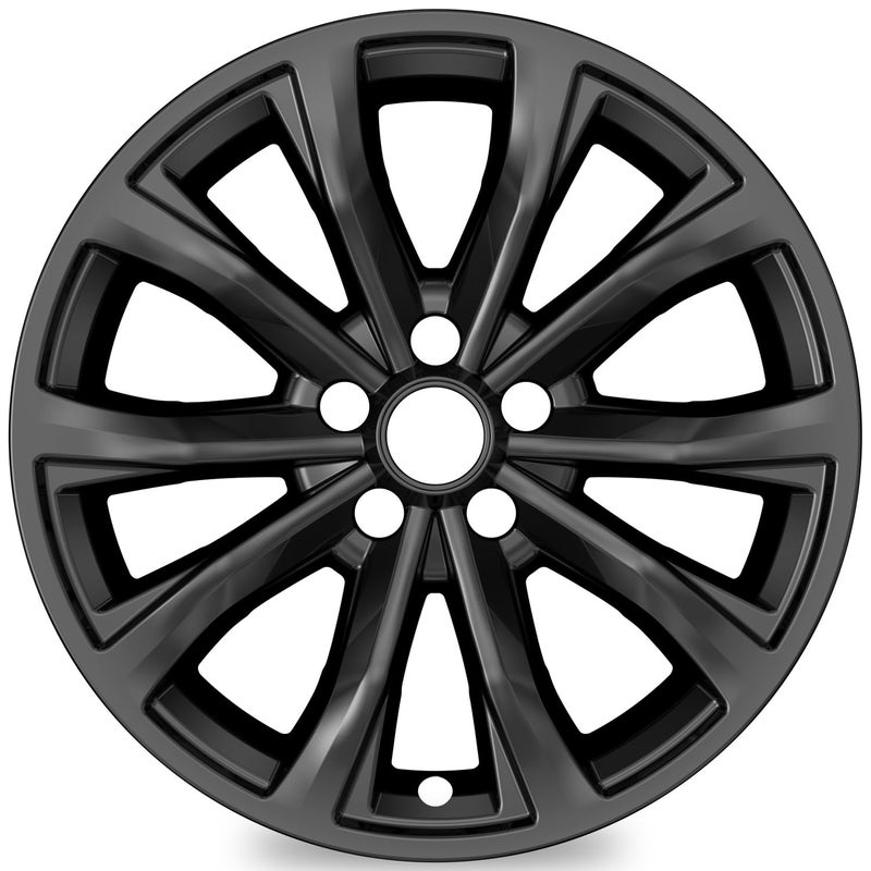 4Pack Wheel Skins Compatible with Honda CRV CRV EX EXL 2023 2024 2025 18 18 inch Alloy Wheel Snapon Wheel Cover Replacement Black Color