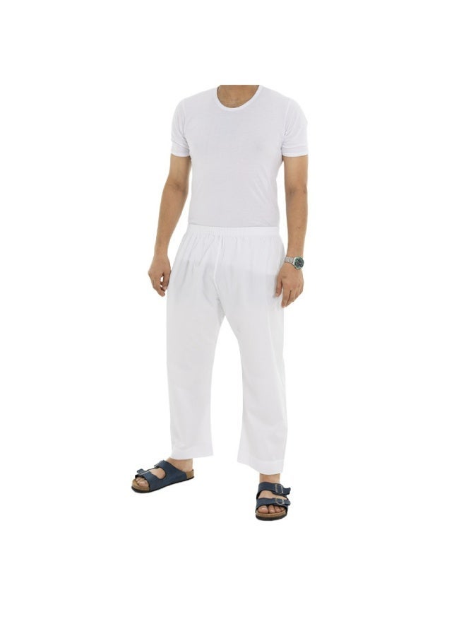 Lebbson Men's White Long Underwear without Seat(35% Cotton, 65% Polyester) 6PC - Image 4