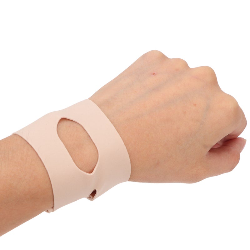 2pcs TFCC Hand Brace Adjustable Skin Color TFCC Wrist Compression Strap for Sided Wrist Pain M - Image 1