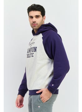 Champion Men Sportswear Fit Long Sleeve Outdoor Sweatshirt, Navy  - Image 2