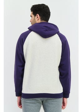 Champion Men Sportswear Fit Long Sleeve Outdoor Sweatshirt, Navy  - Image 3