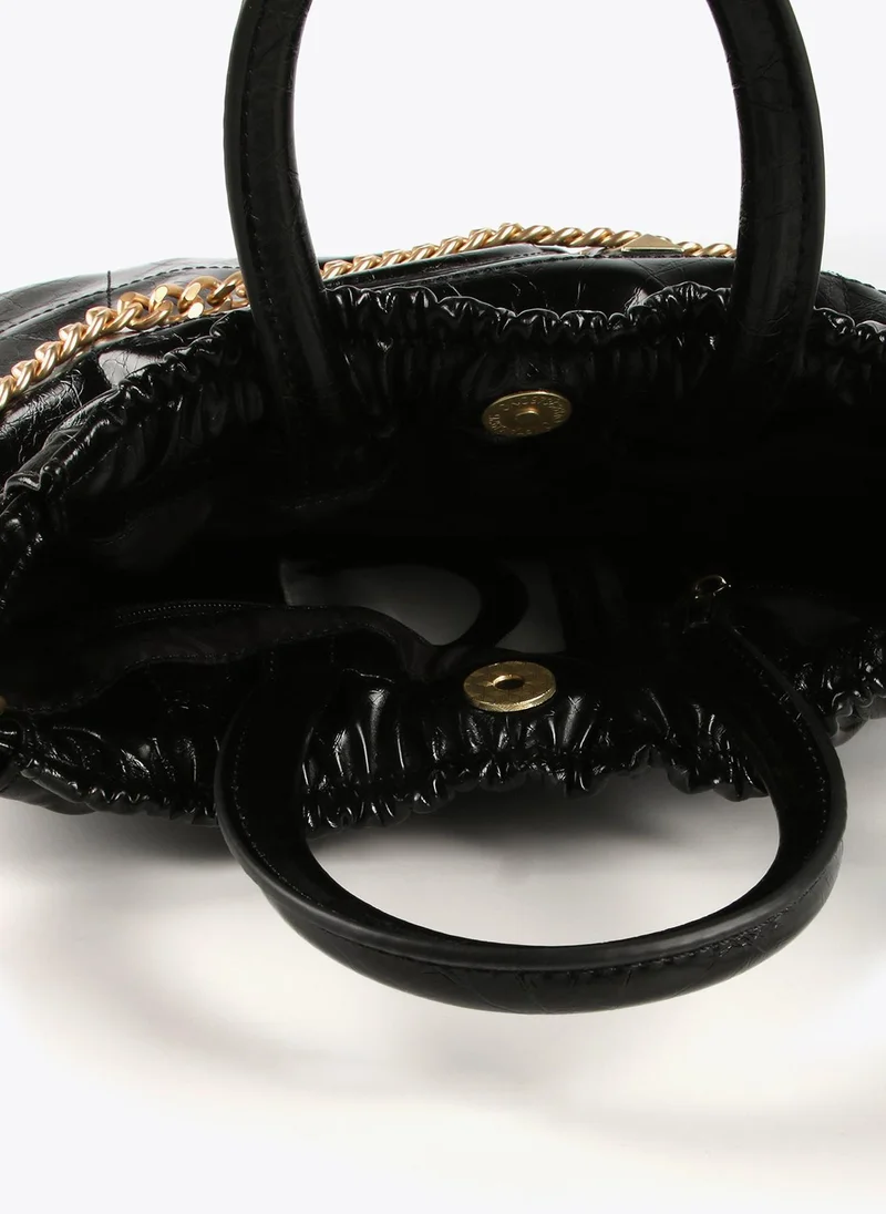 Lola Casademunt Shiny faux leather tote bag