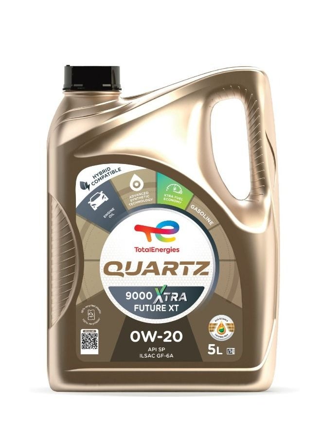 TotalEnergies QUARTZ 9000 Xtra Future XT 0W-20 - 5 Liters (4 Liters + 1 Liter Free) 