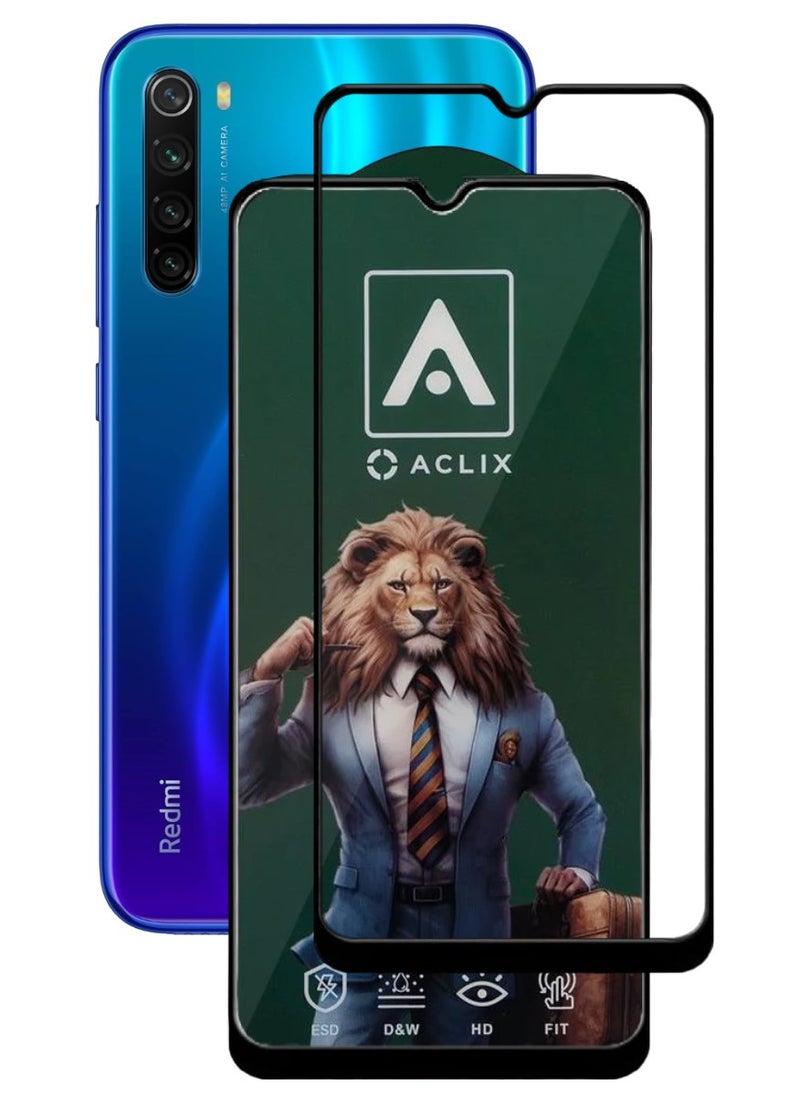 ACLIX Antistatic ESD Dustproof Premium Quality High Definition Tempered Glass Screen Protector Designed For Xiaomi Redmi Note 8 - Image 1