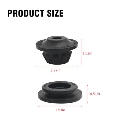 DUZFOREI 4Pcs Radiator Mount Bushing, Mount Rubber Radiator Bushing Mounting Bracket Replacement for Nissan Altima Murano Pathfinder Quest Rogue Replaces# 21506-4M400 - Image 4