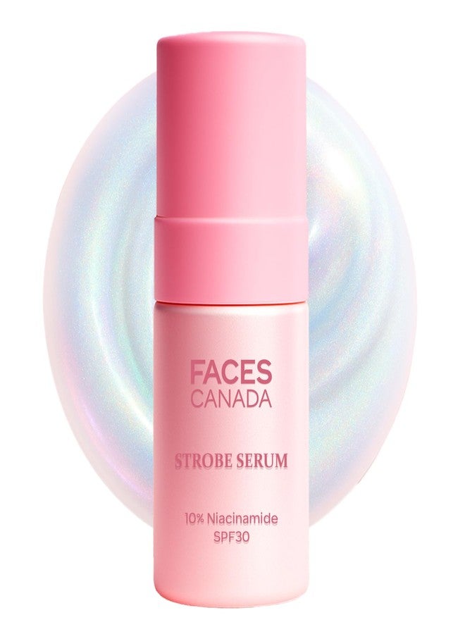 Facescanada FACES CANADA Strobe Serum - 27ml | Brightening Serum + Strobe Cream + SPF 30 Sunscreen | 10% Niacinamide | Removes Dark Spots & Hyperpigmentation | GlowLift Complex | Instant Glow - Image 1