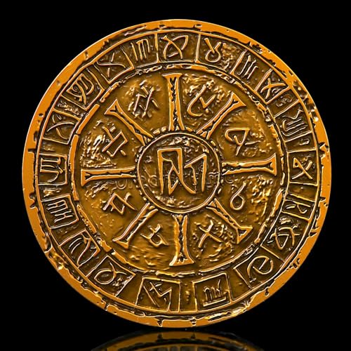 FTNNGIME 7in1 Spinner Dice Set 3D Metal DragonEmbossed Polyhedral RPG Accessory Role Playing Dice for Dungeons Dragons Pathfinder RPG and Tabletop Games D4 D6 D8 D10 D D12 D20 Gold - Image 5
