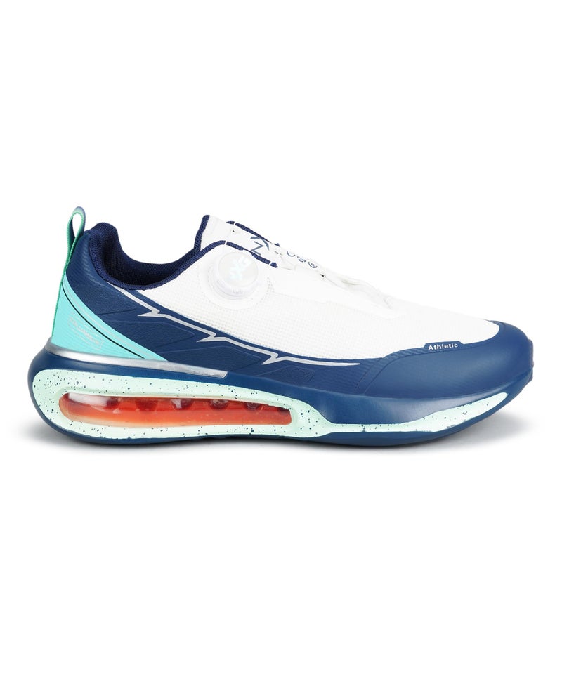 Columbus Catalyst Sports Shoes - Running Shoes|Walking Shoes| Training & Gym Shoe | Outdoors Shoe for Men (White & Navy), UK 10 - Image 4